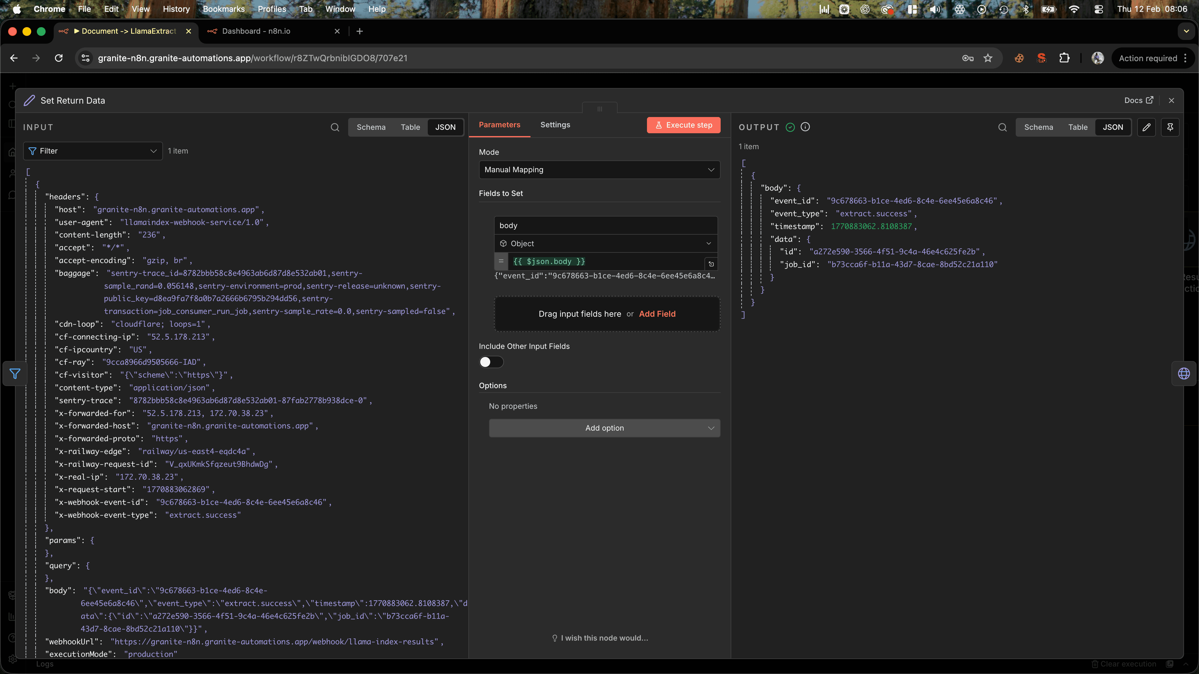 Running a Lamaindex job