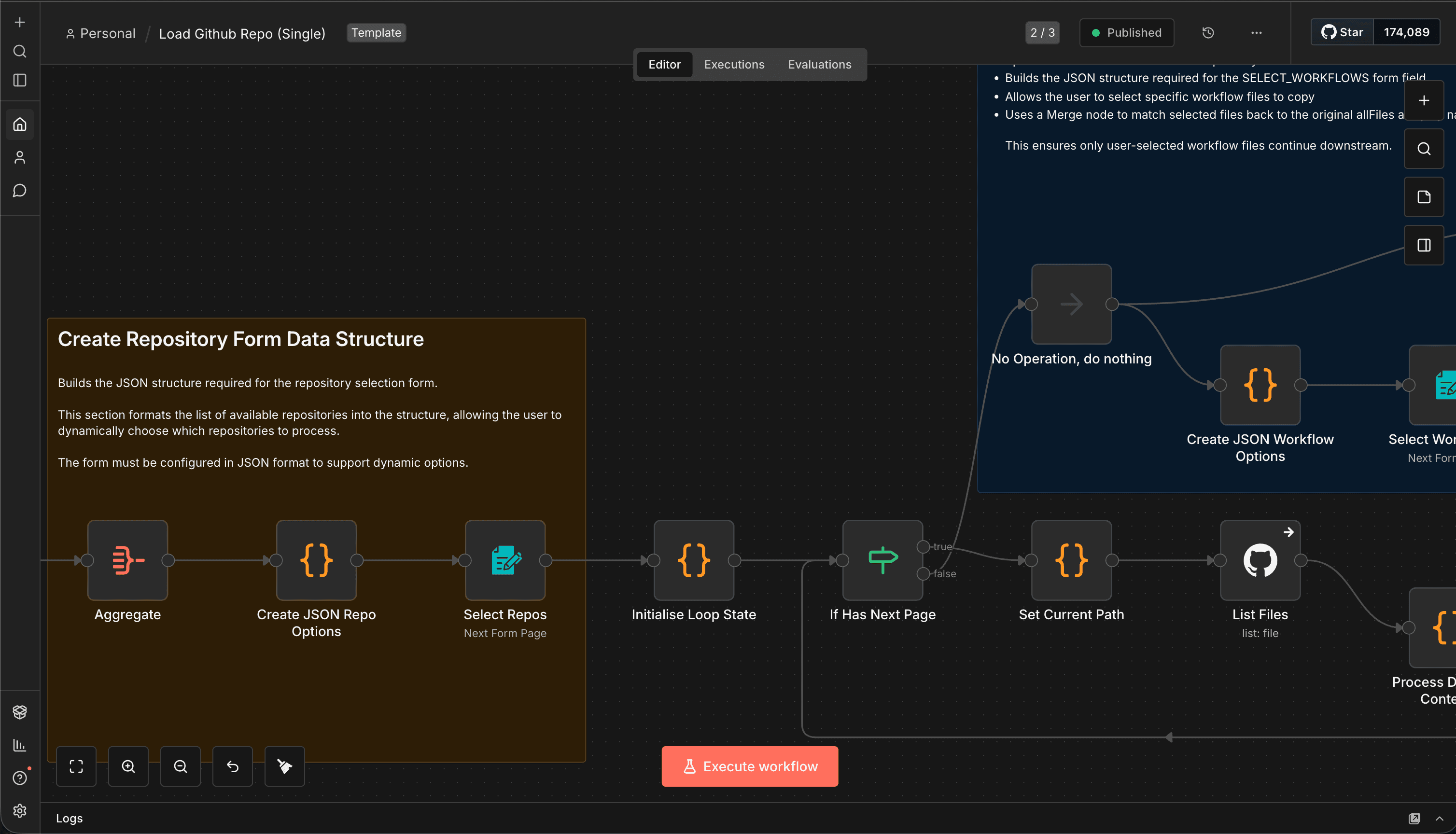 Initialise workflow state