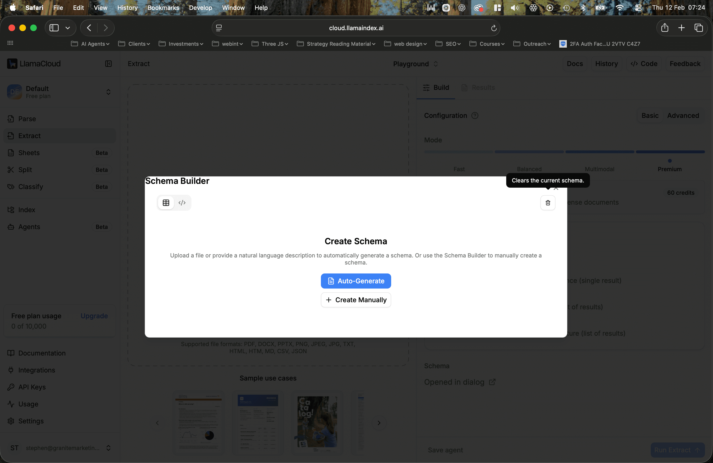 Auto-generate schema